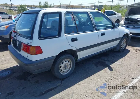 1991 Honda Civic из США, поврежденный, VIN JHMEE2755MS006194